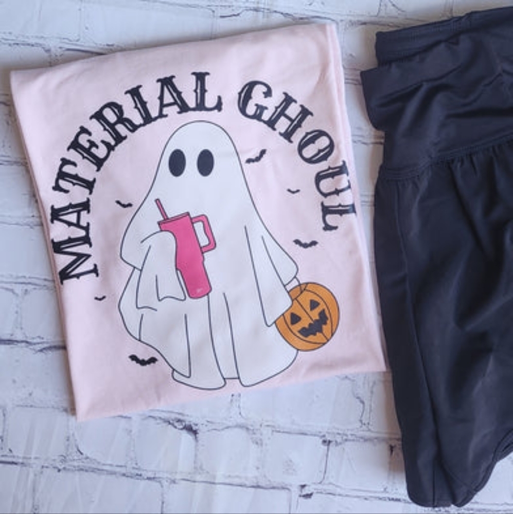 Material Ghoul pink Gildan Medium